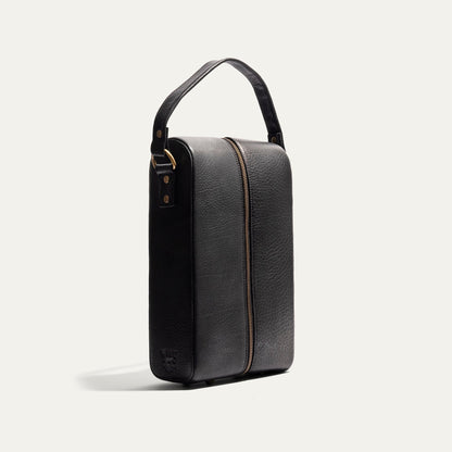 Will Leather Goods Hard Double Leather Wine Case
