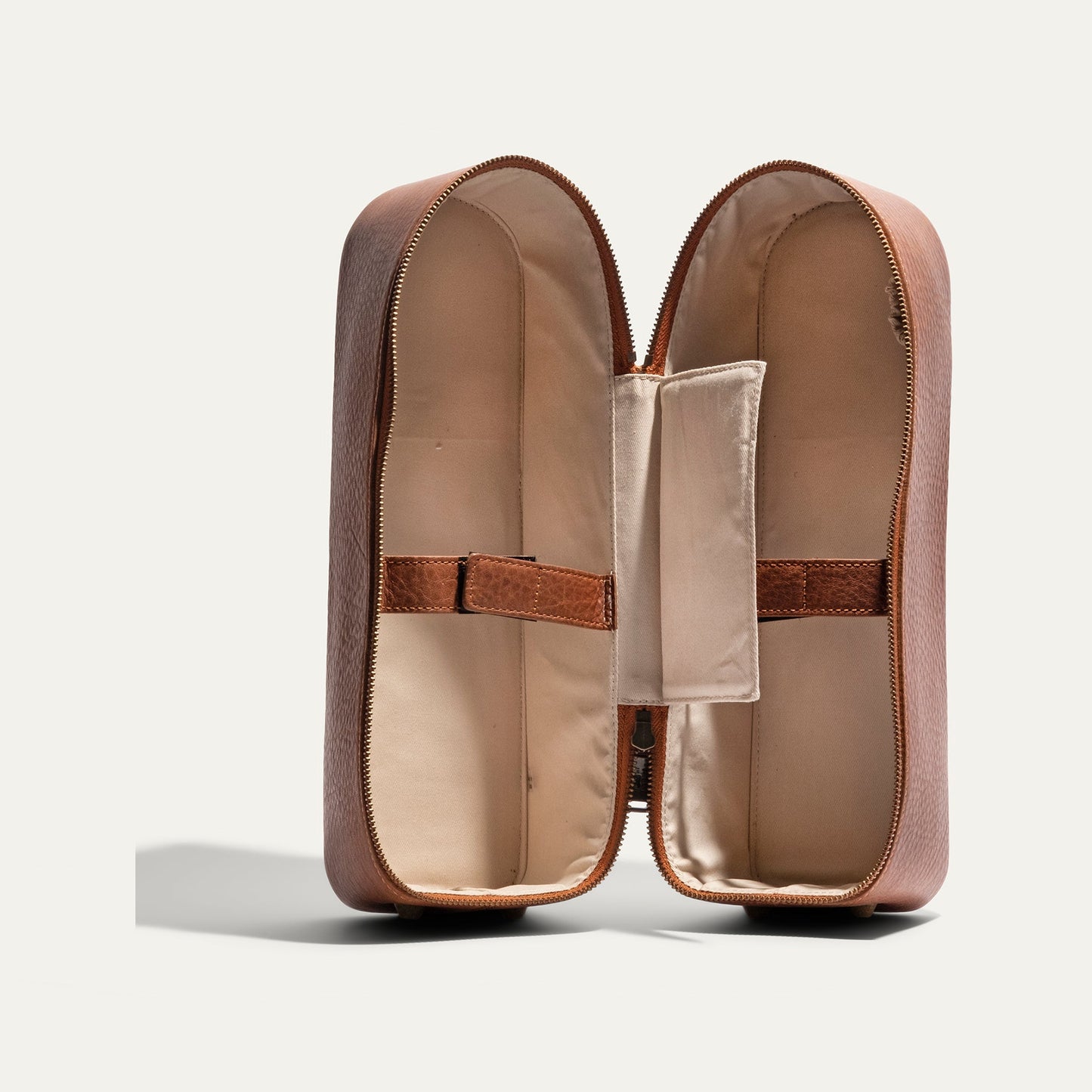 Will Leather Goods Hard Double Leather Wine Case
