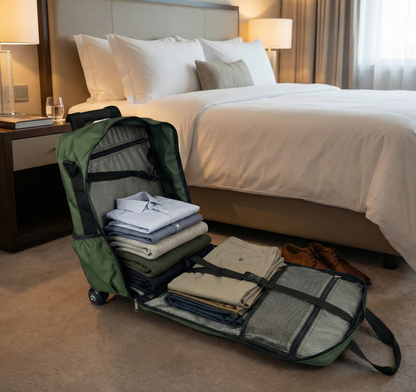 Tough Traveler CLIPPER Rolling Carry-On Luggage (Made in USA)