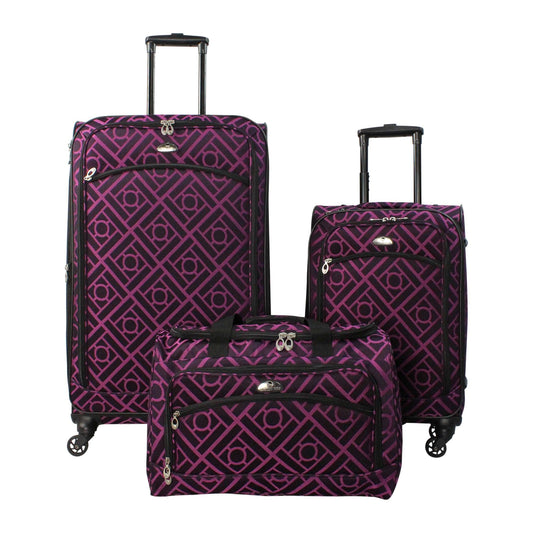American Flyer Astor 3-Piece Spinner Luggage Set