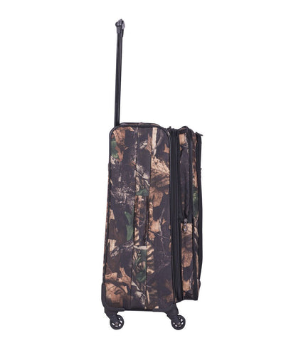 American Flyer Camo Green 5-Piece Spinner Luggage Set