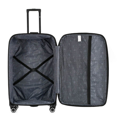 Grace Soft side Lightweight Expandable with 360° Dual Spinning Wheels and Combo Lock – Includes 32", 28", 24", 20" 4-Piece Luggage Set