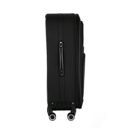 Grace Soft side Lightweight Expandable with 360° Dual Spinning Wheels and Combo Lock – Includes 32", 28", 24", 20" 4-Piece Luggage Set