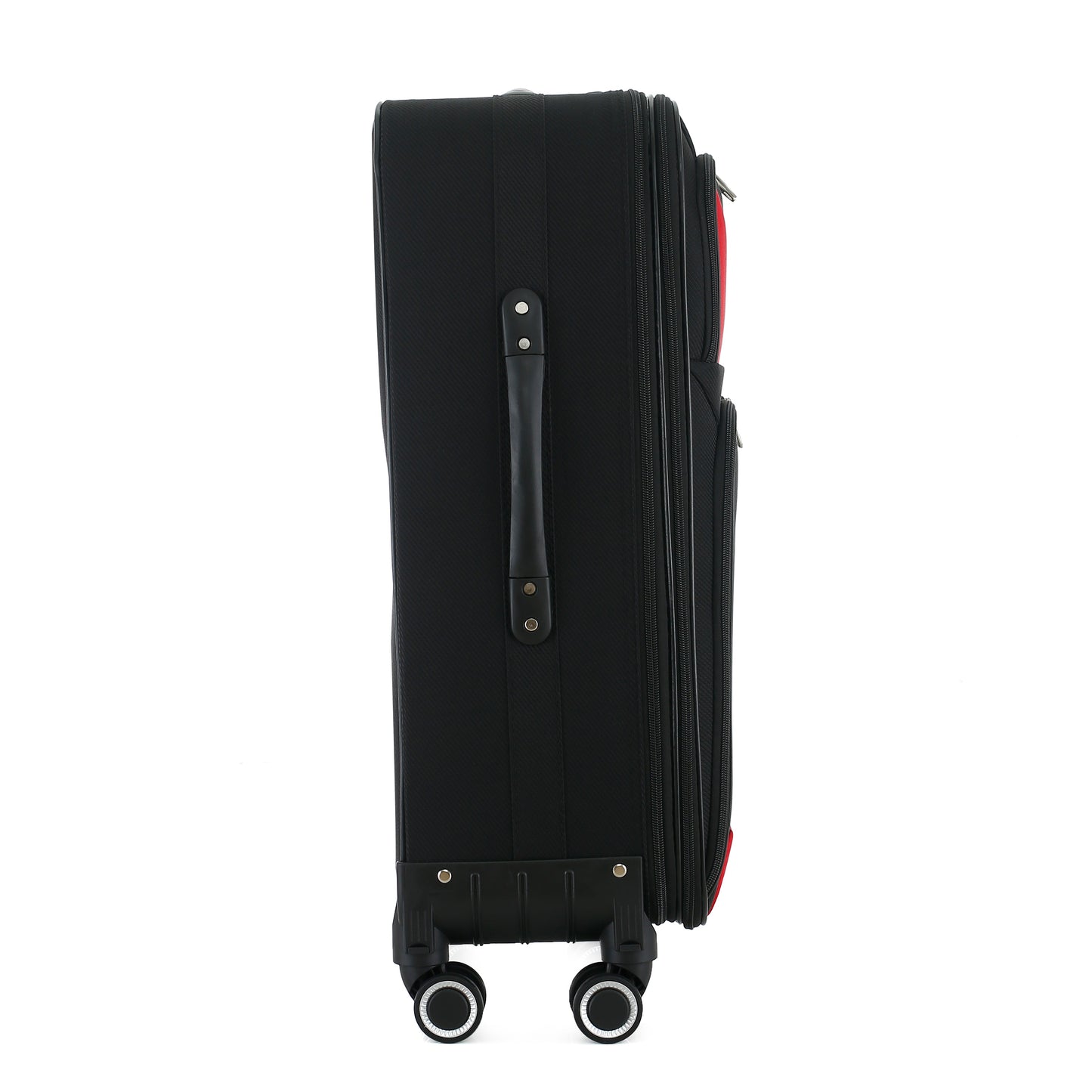 Casey Soft side Lightweight Expandable with 360° Dual Spinning Wheels and Combo Lock – Includes 28", 24", 20" 3-Piece Luggage Set