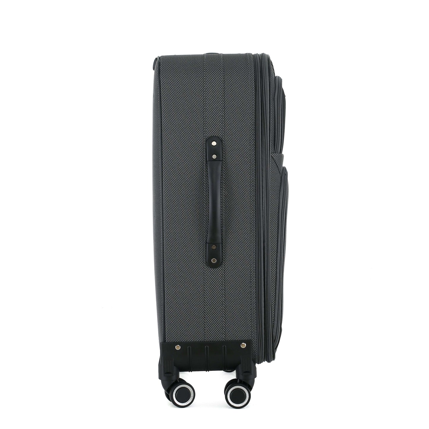 Casey Soft side Lightweight Expandable with 360° Dual Spinning Wheels and Combo Lock – Includes 28", 24", 20" 3-Piece Luggage Set