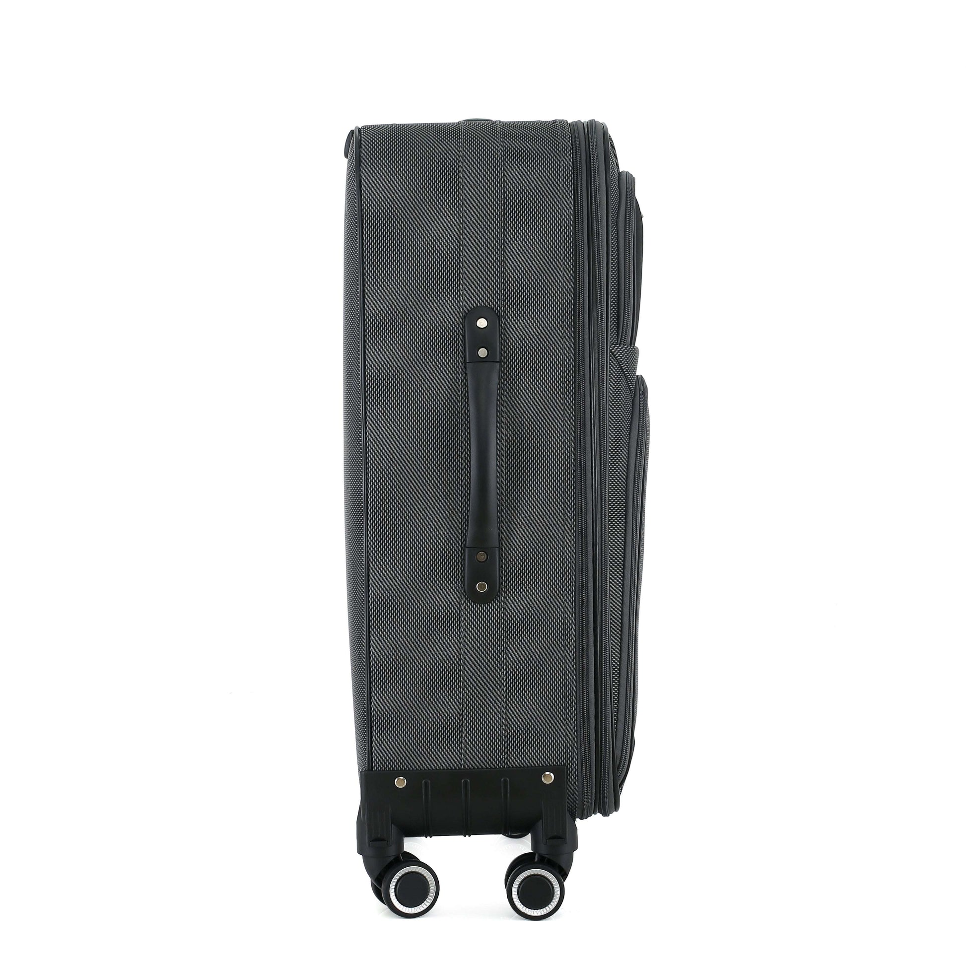 Casey Soft side Lightweight Expandable with 360° Dual Spinning Wheels and Combo Lock – Includes 28", 24", 20" 3-Piece Luggage Set