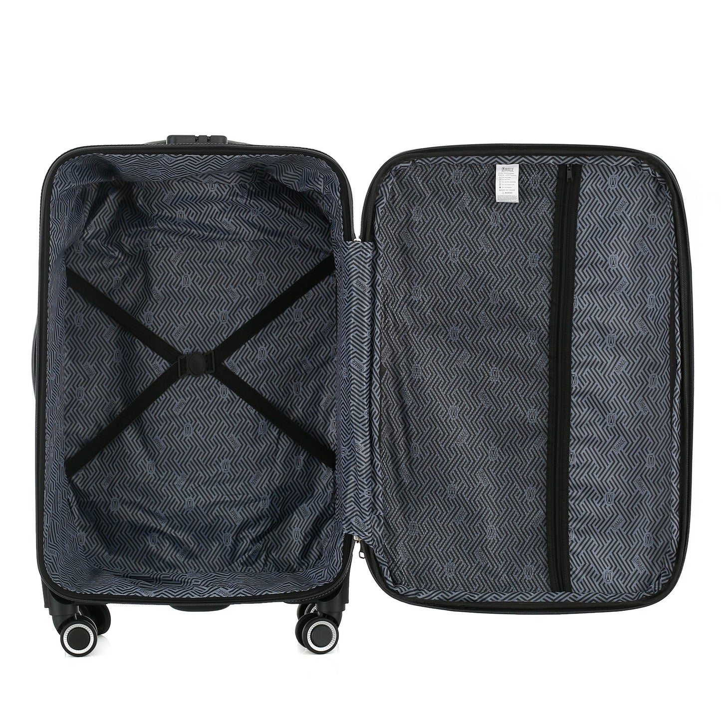 Casey Soft side Lightweight Expandable with 360° Dual Spinning Wheels and Combo Lock – Includes 28", 24", 20" 3-Piece Luggage Set