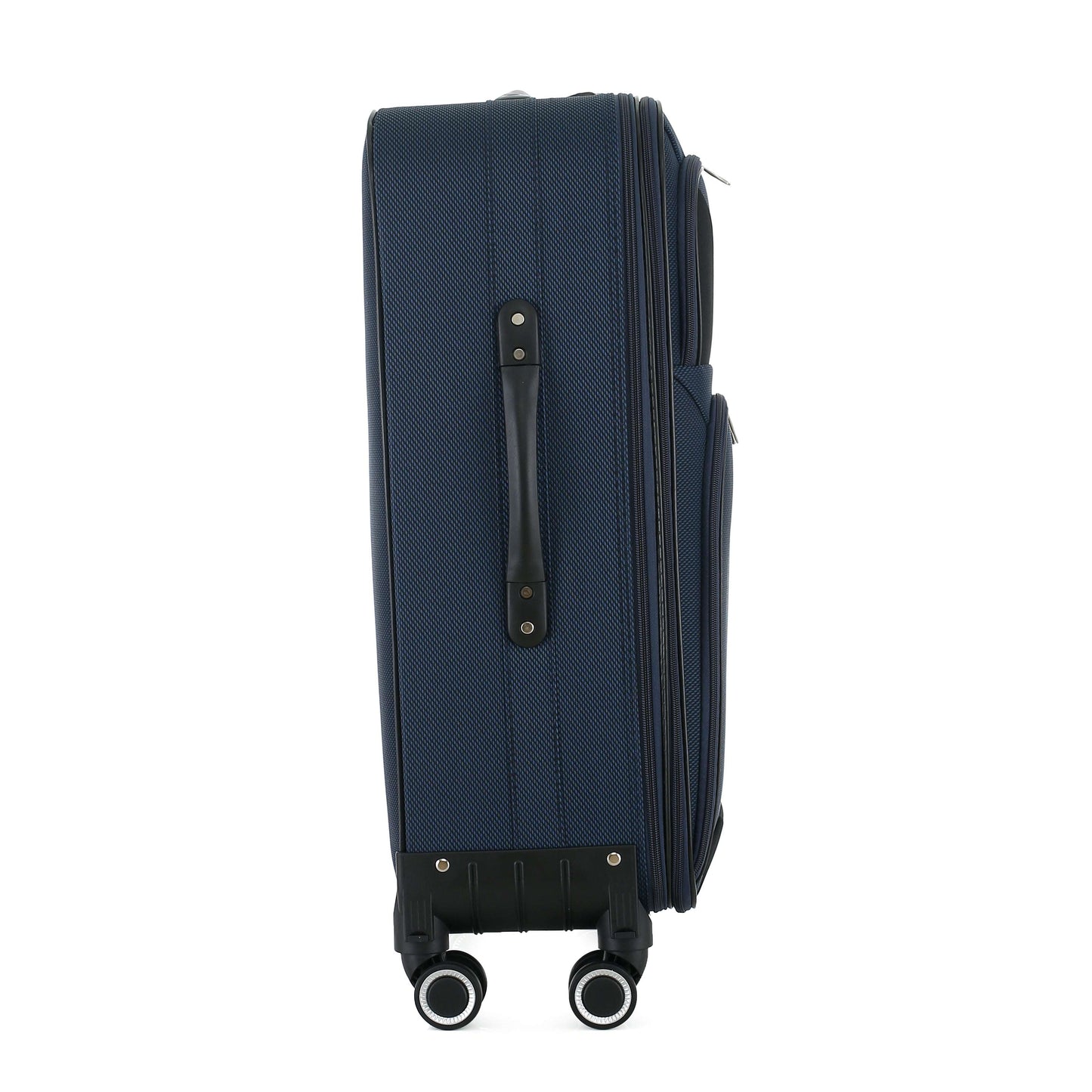 Casey Soft side Lightweight Expandable with 360° Dual Spinning Wheels and Combo Lock – Includes 28", 24", 20" 3-Piece Luggage Set