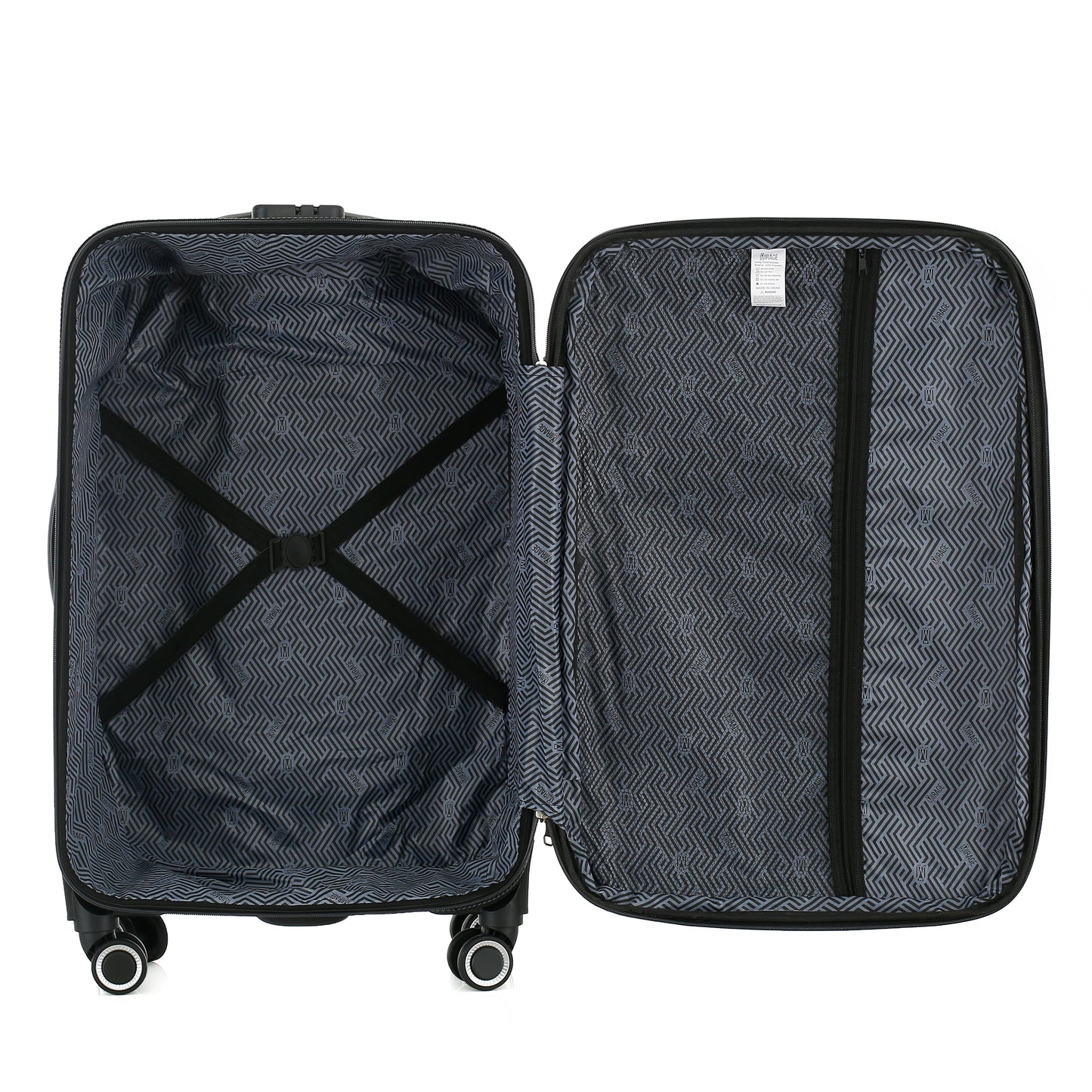 Casey Soft side Lightweight Expandable with 360° Dual Spinning Wheels and Combo Lock – Includes 28", 24", 20" 3-Piece Luggage Set