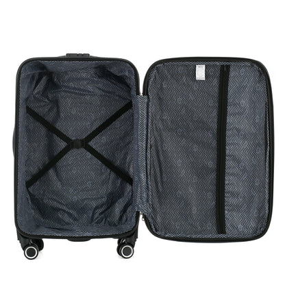 Casey Soft side Lightweight Expandable with 360° Dual Spinning Wheels and Combo Lock – Includes 28", 24", 20" 3-Piece Luggage Set