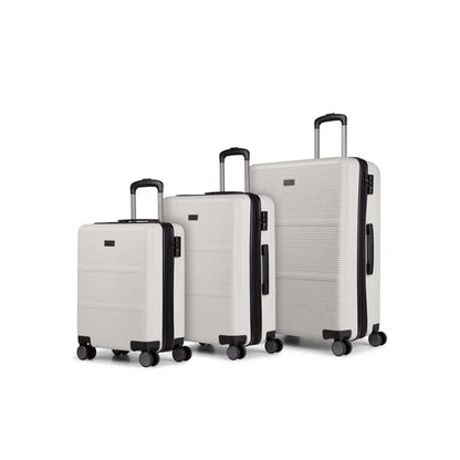 Bugatti Brussels 3-Piece Spinner Luggage Set | Durable Hard-Shell Suitcases