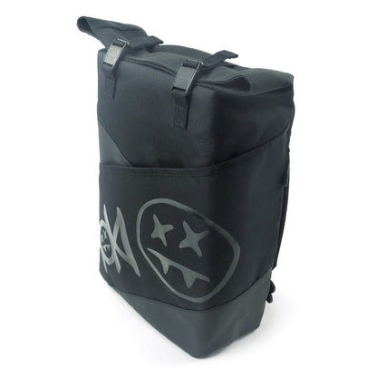 Steve Aoki FŪL FANG Rolltop Tech Black Backpack - Stiles Supply Co.