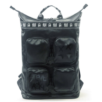 Steve Aoki FŪL Fang Black Convertible Tote Backpack - Stiles Supply Co.