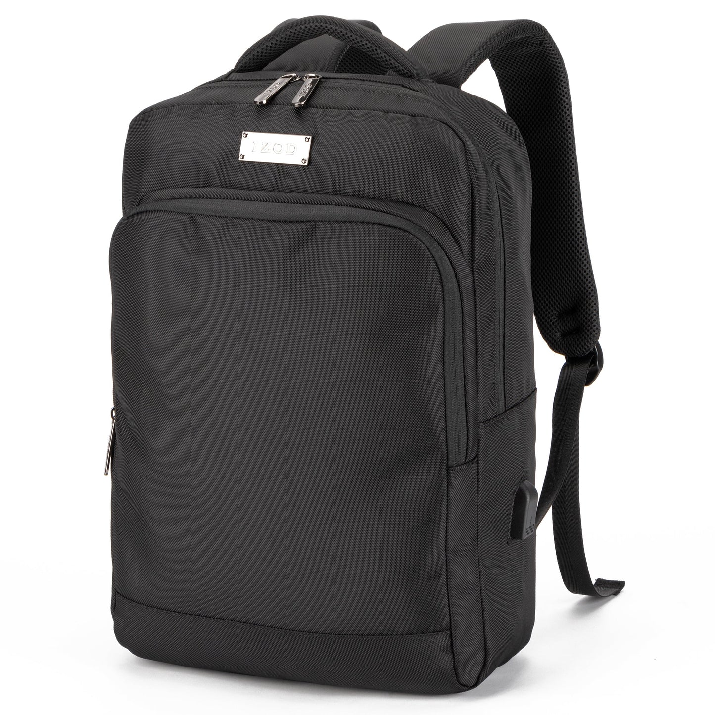 IZOD ALCI Slim Durable Laptop Backpack USB Charging Port - Stiles Supply Co.