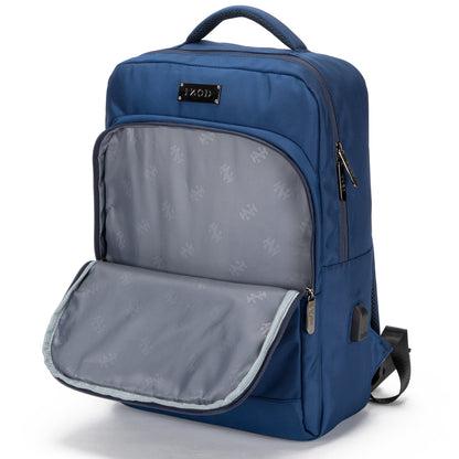 IZOD ALCI Slim Durable Laptop Backpack USB Charging Port - Stiles Supply Co.