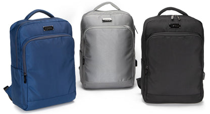 IZOD ALCI Slim Durable Laptop Backpack USB Charging Port - Stiles Supply Co.