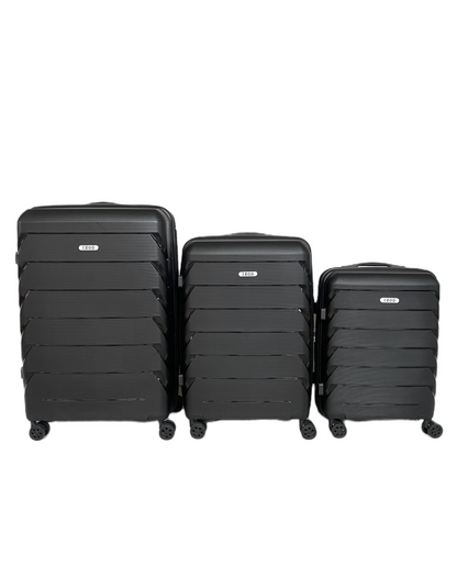 IZOD Ashley Hard shell Expandable Lightweight 3 Piece Luggage Set - Stiles Supply Co.