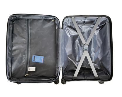 IZOD Ashley Hard shell Expandable Lightweight 3 Piece Luggage Set - Stiles Supply Co.