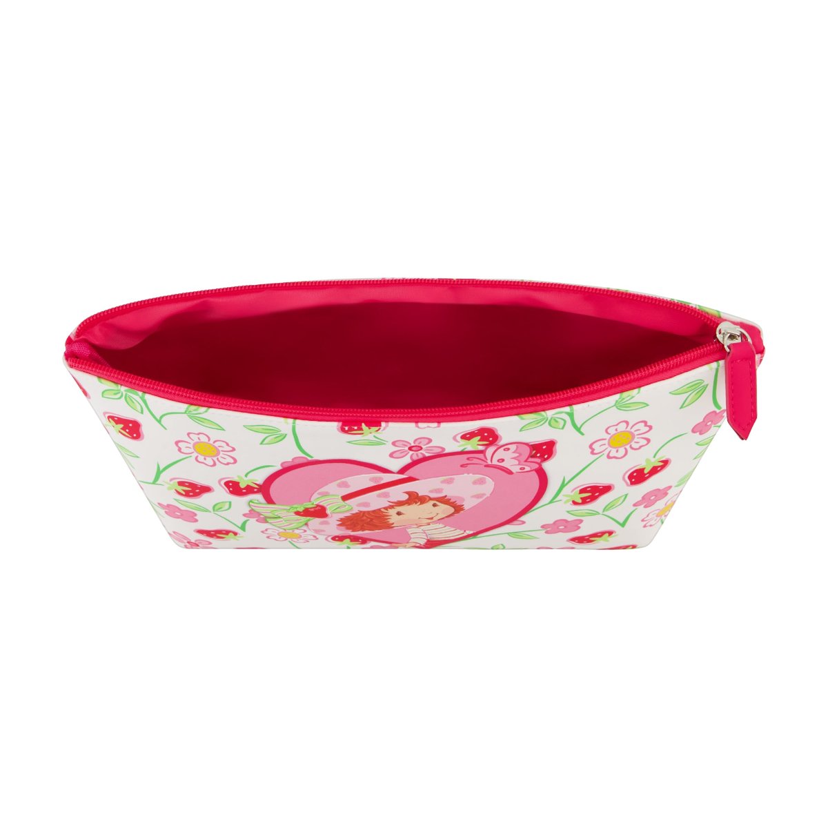 Strawberry Shortcake Heart Trapezoid Cosmetic Bag