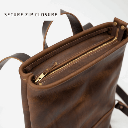 Range Leather Baker Backpack