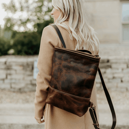 Range Leather Baker Backpack