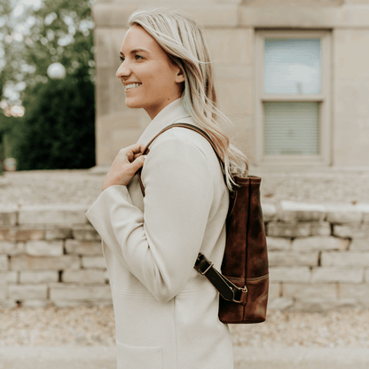 Range Leather Baker Backpack