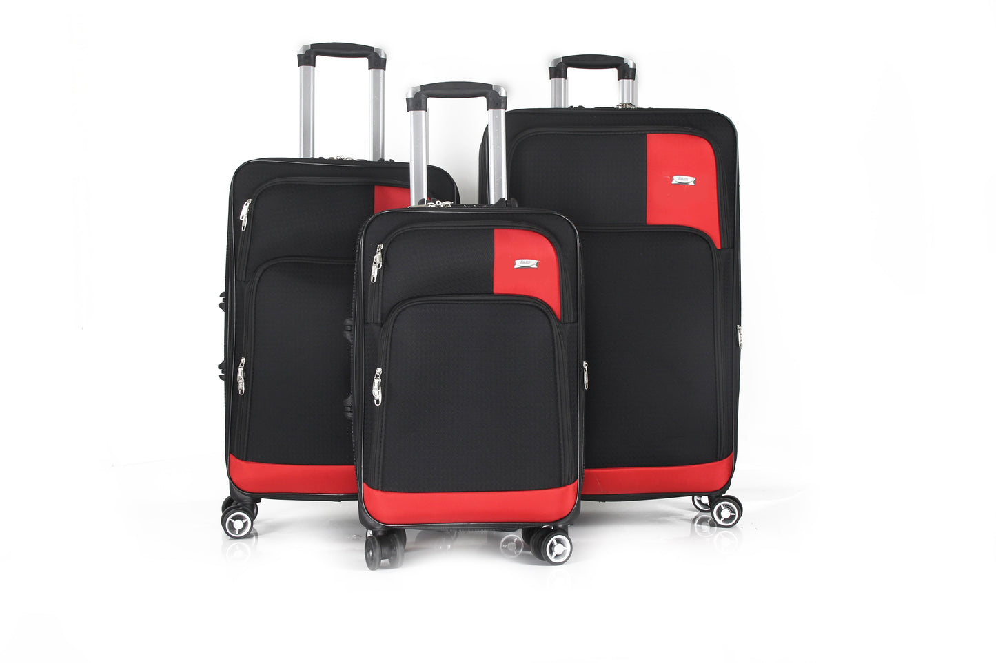 Mirage Brian Soft Shell Lightweight Expandable 3 Piece Luggage Set - Stiles Supply Co.