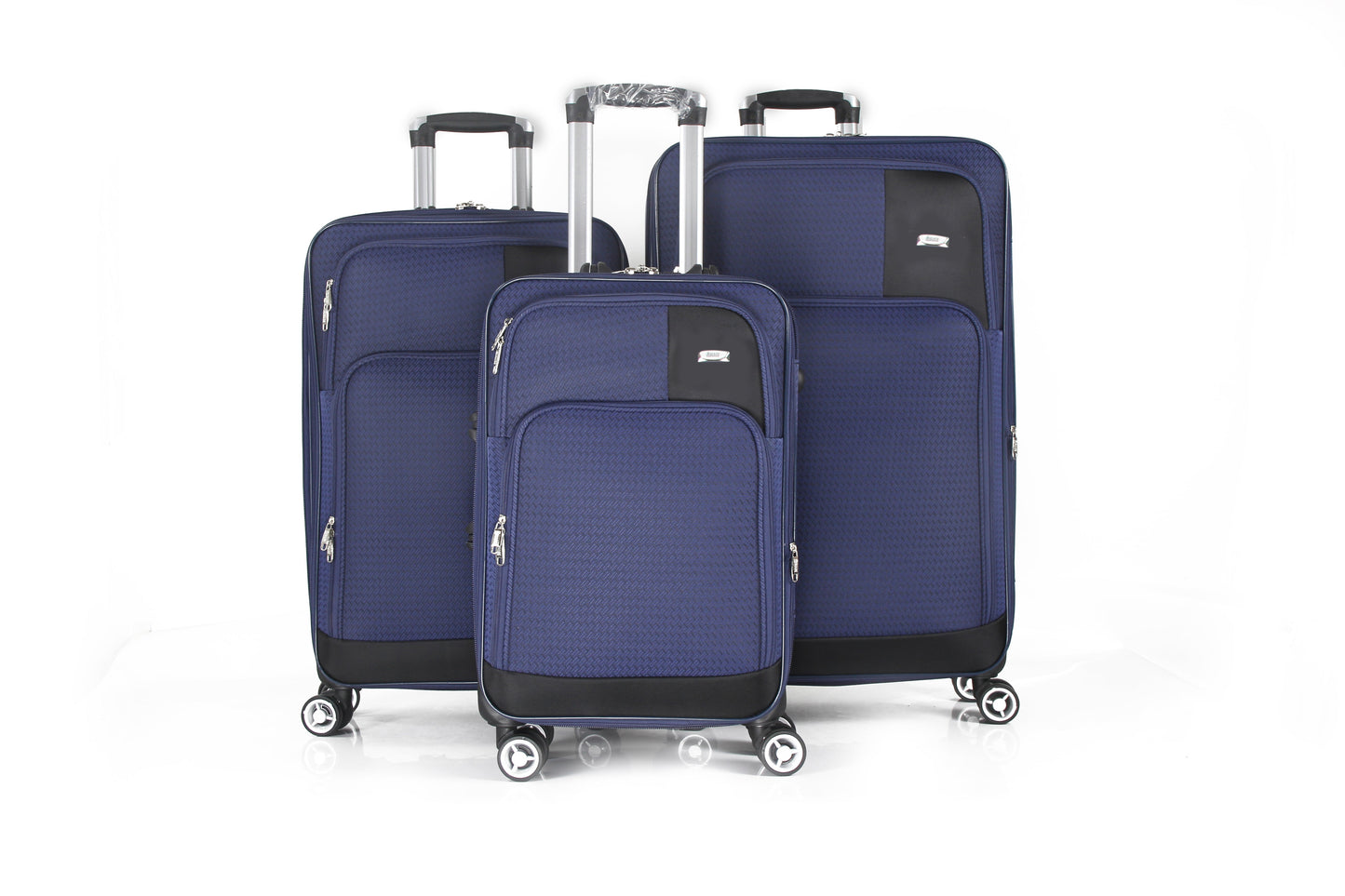 Mirage Brian Soft Shell Lightweight Expandable 3 Piece Luggage Set - Stiles Supply Co.