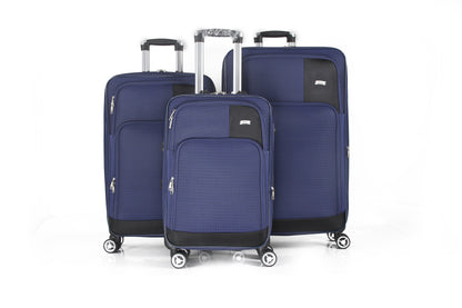 Mirage Brian Soft Shell Lightweight Expandable 3 Piece Luggage Set - Stiles Supply Co.
