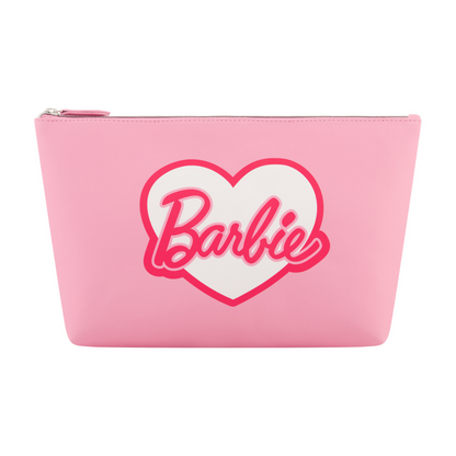 Barbie™ Cosmetic Bag with Heart Logo - Stiles Supply Co.