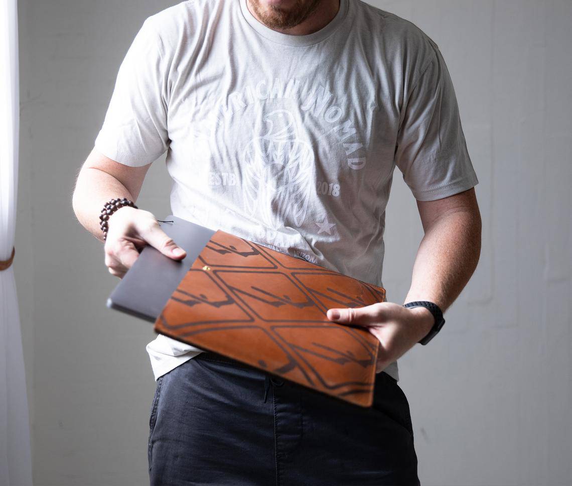 Lifetime Leather Co. Leather Laptop Sleeve - Stiles Supply Co.