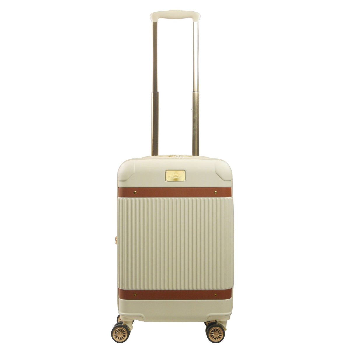 Tommy Bahama 22.5" Beige Hardside Spinner with Stripes - Stiles Supply Co.