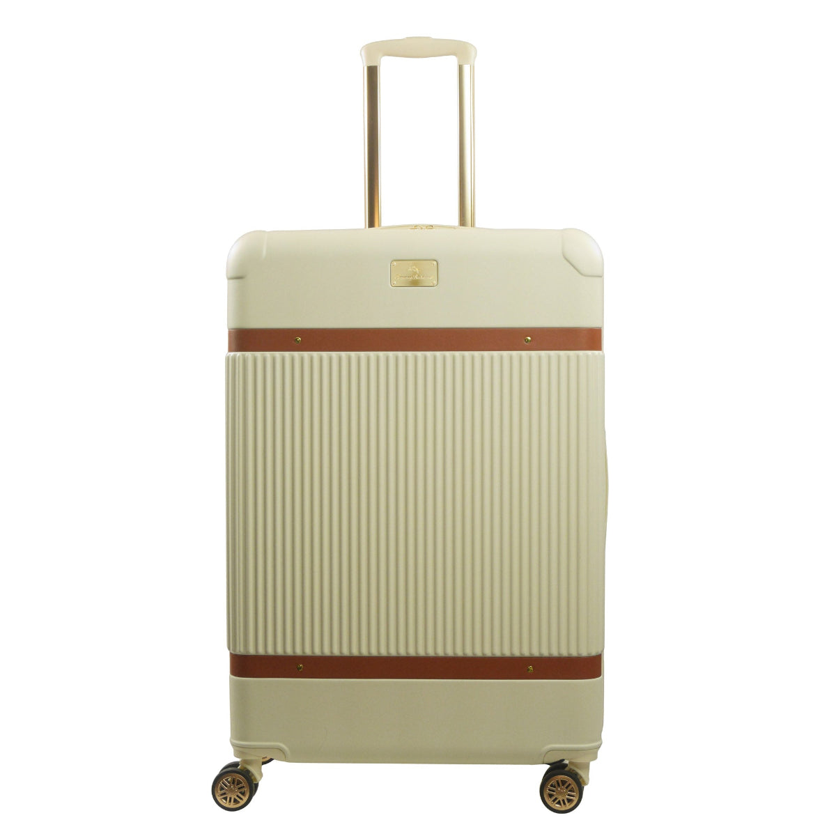 Tommy Bahama 30.5" Beige Hardside Spinner with Stripes - Stiles Supply Co.