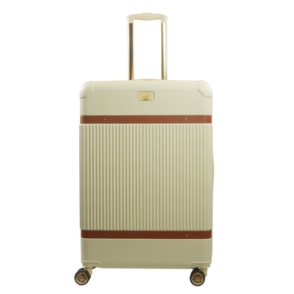 Tommy Bahama 30.5" Beige Hardside Spinner with Stripes - Stiles Supply Co.