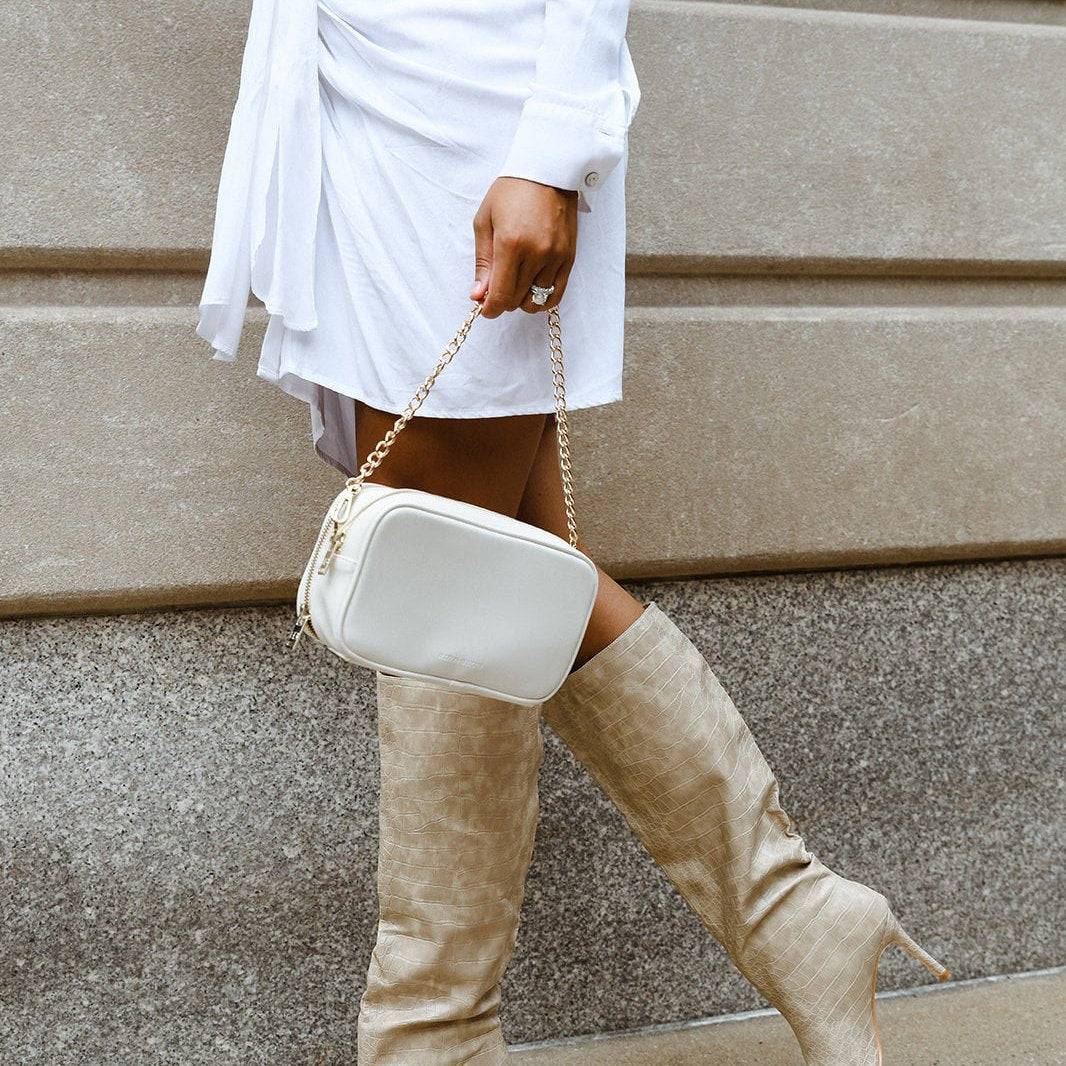 Hudson + Bleecker Latitude Beauty Bag - Ecru