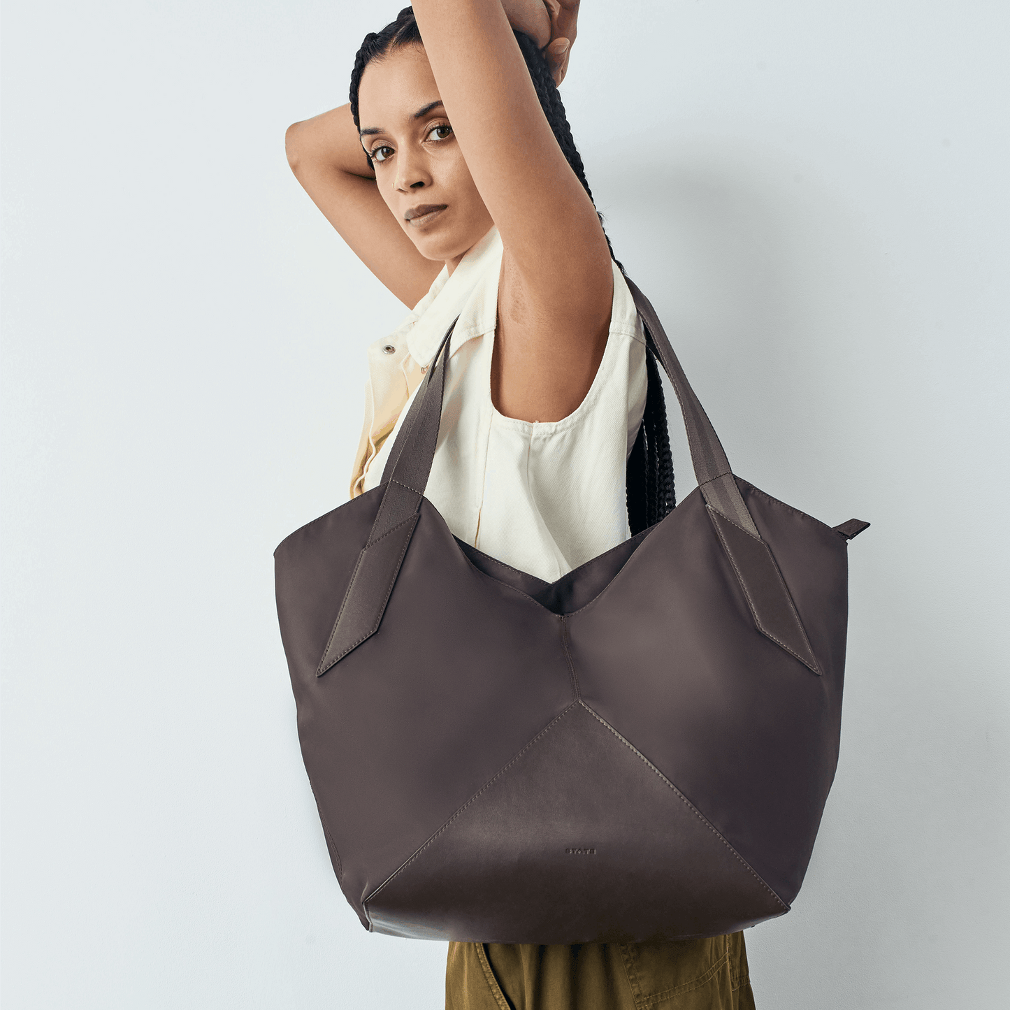 STATE Bags Beverly Tote Brown
