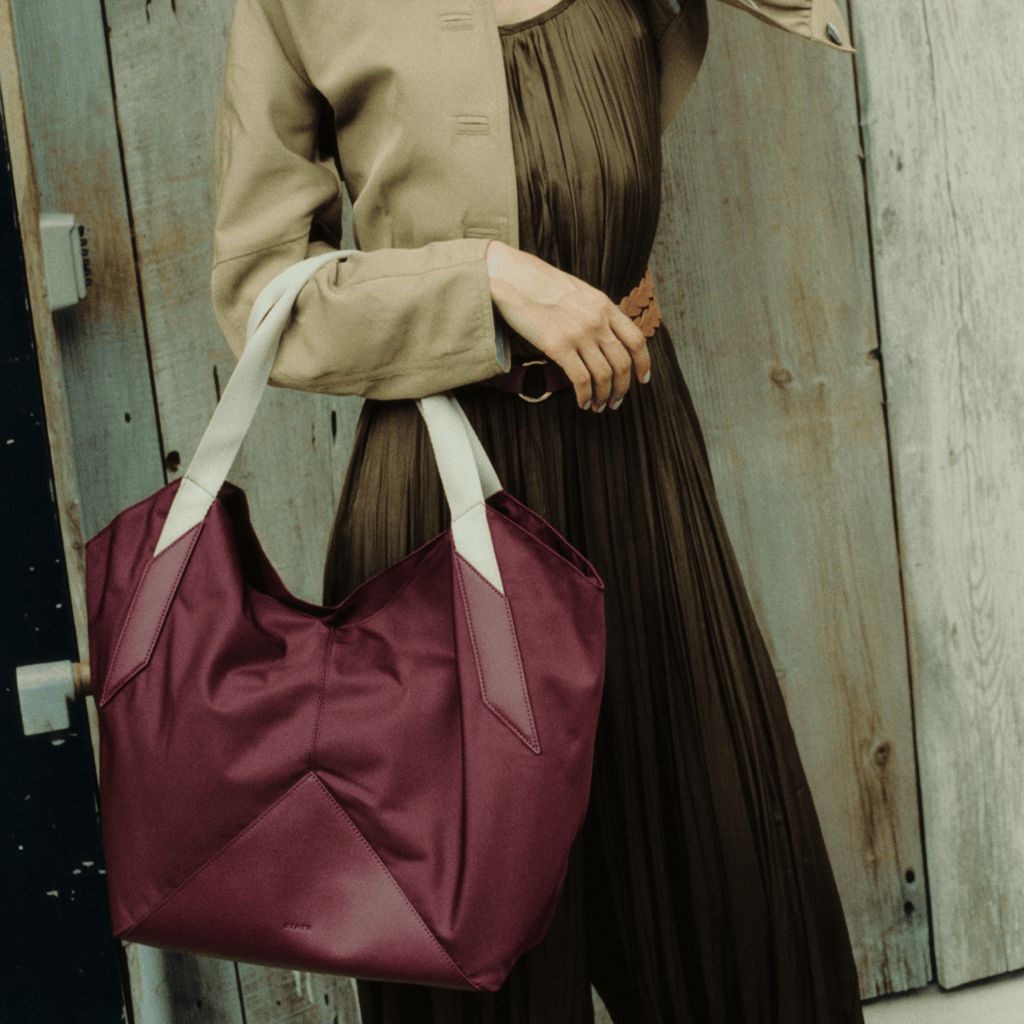 STATE Bags Beverly Tote Burgundy