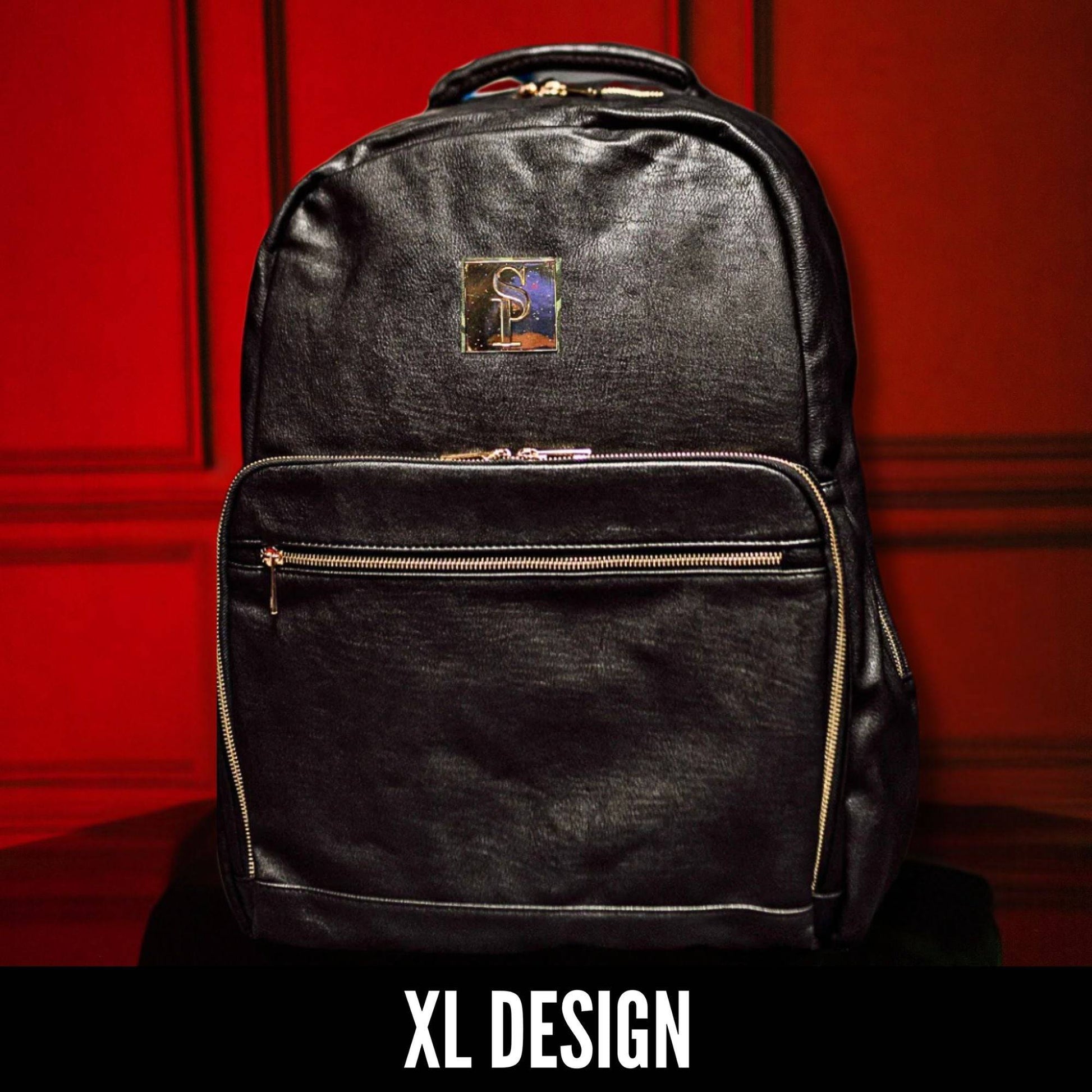 Sole Premise Black Leather Commuter Sneaker Bag XL