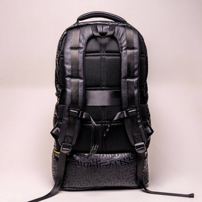 Sole Premise Black Monogram Leather Sneaker Backpack
