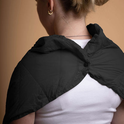 Gravel Layover™ XL Travel Blanket - Packable & Puffy | Black - Stiles Supply Co.