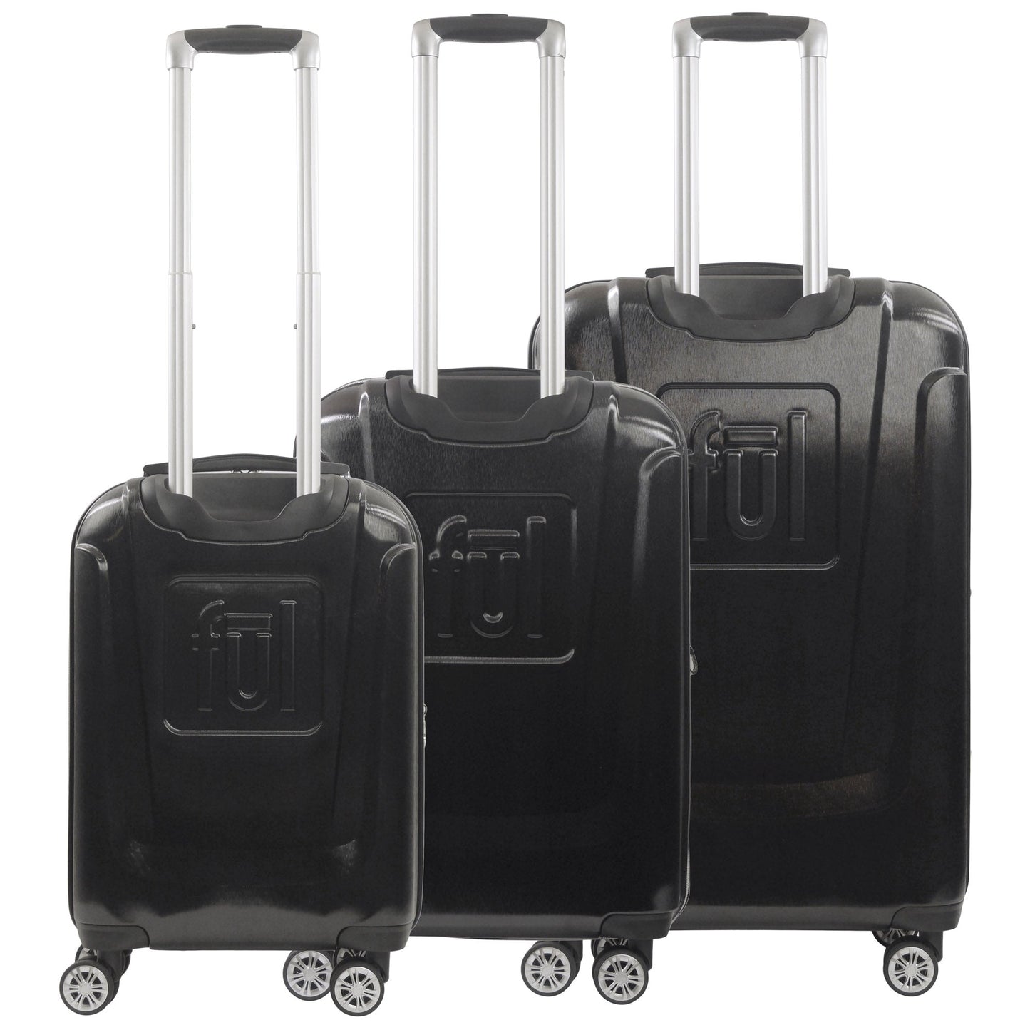 Disney Mickey Mouse Rolling Suitcases 3 Piece Set Black