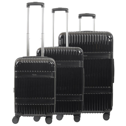 Martha Stewart The Bedford 3-Piece Hardcase Luggage Set