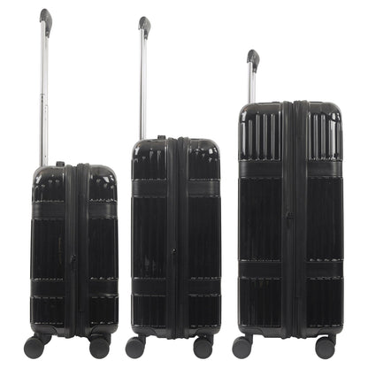 Martha Stewart The Bedford 3-Piece Hardcase Luggage Set