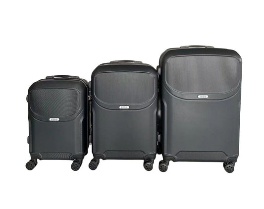 IZOD Regina Expandable Hard shell Lightweight 3 Piece Luggage Set - Stiles Supply Co.