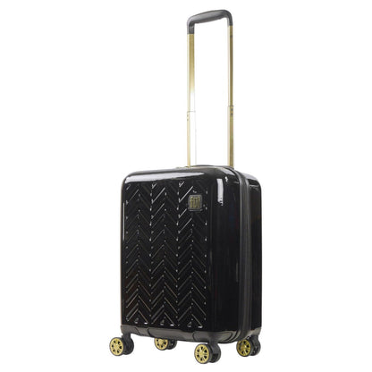 Ful Groove 22" Expandable Hardside Spinner luggage, Black - Stiles Supply Co.