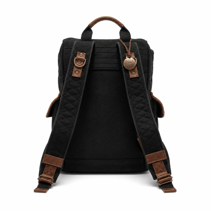 Will Leather Goods Lennon Canvas & Leather Backpack