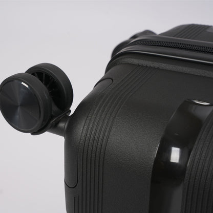 Sole Premise 28-inch Black Hardcase Checked Luggage