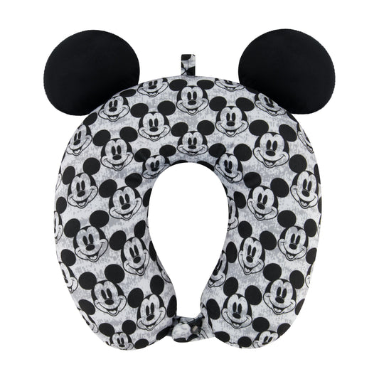 Disney Mickey Mouse Black / Grey 3D ears travel pillow - Stiles Supply Co.