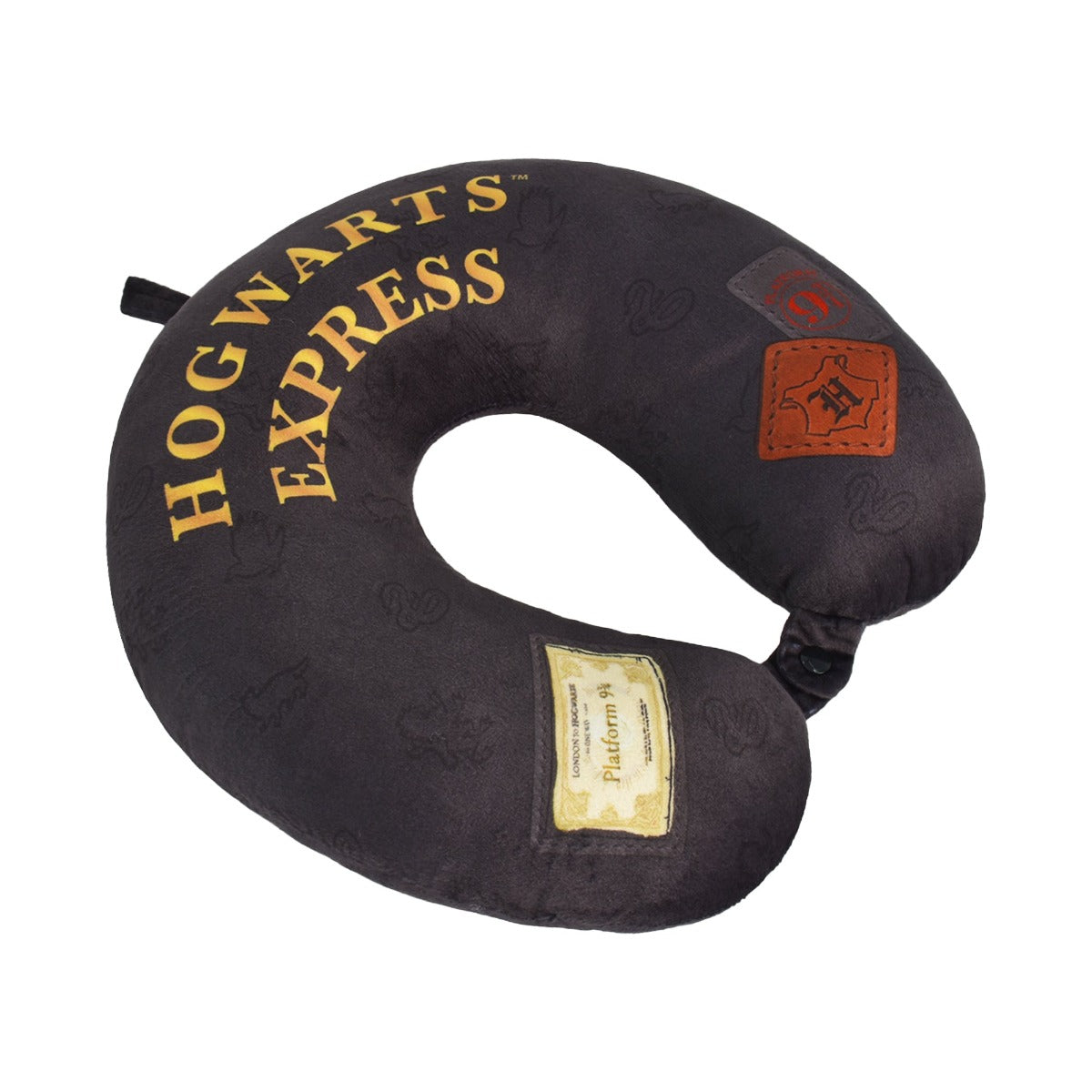 Harry Potter Black Travel Neck Pillow, Hogwart's Express - Stiles Supply Co.