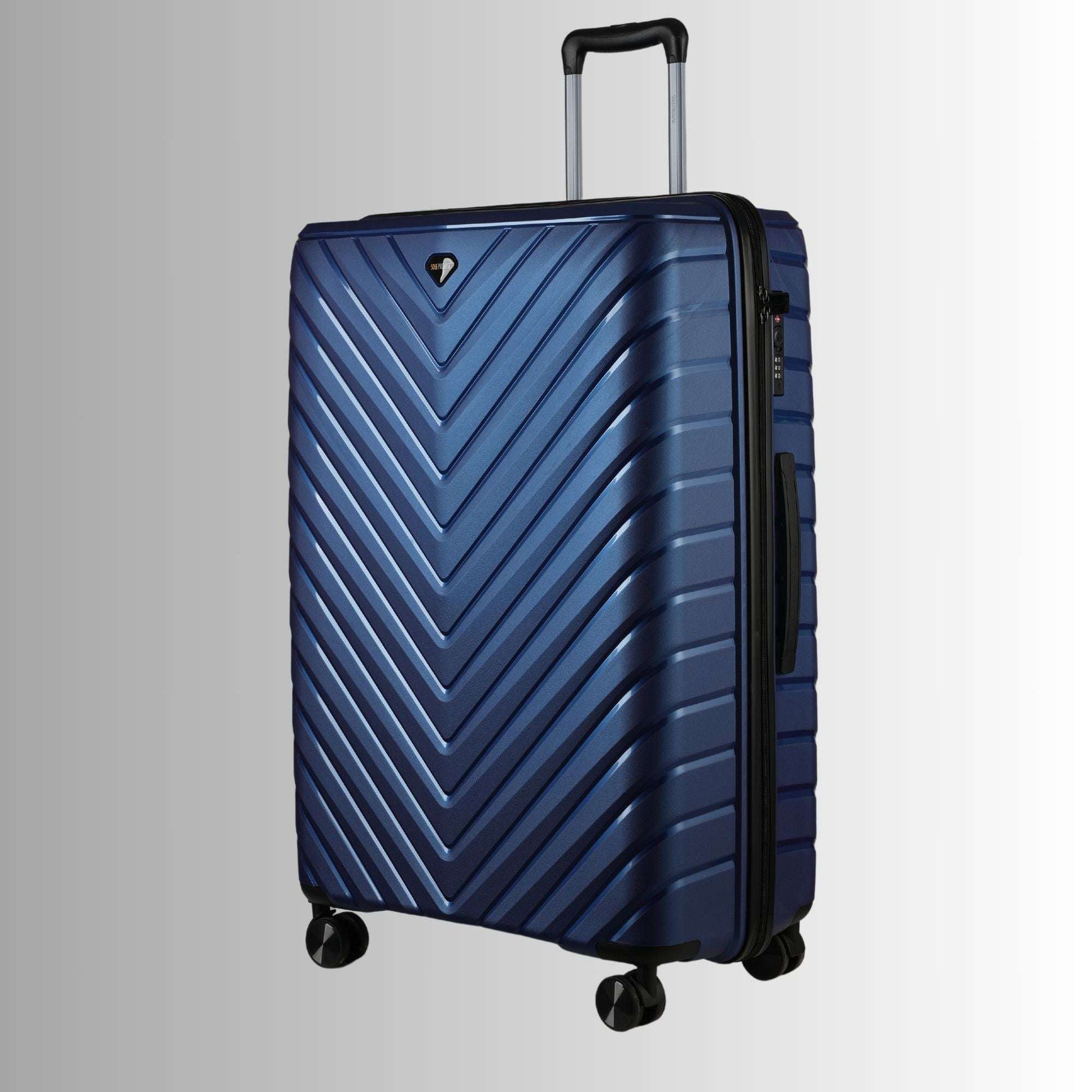 Sole Premise Blue Hardcase 3-piece Luggage Set